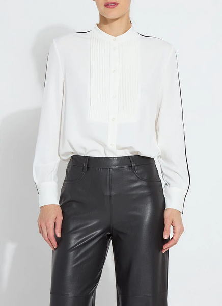 Josephine Tuxedo Shirt [Off White-23-3455-M4]