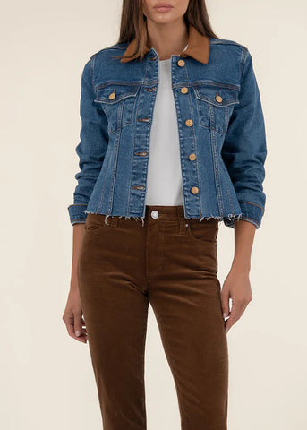 Kerry Cropped Jacket Raw Hem [Affined W Medium]