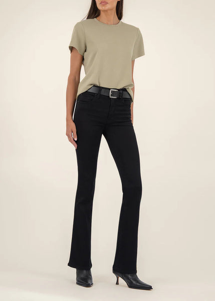 Natalie High Rise Fab Ab Bootcut [Black-KP1235MA9