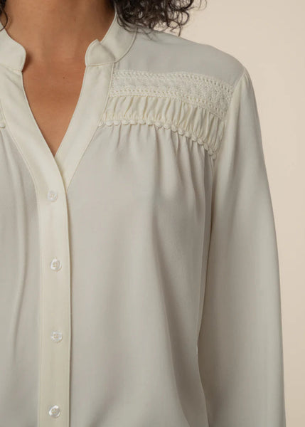 Adrie Long Sleeve Top [Ivory-KT150101]