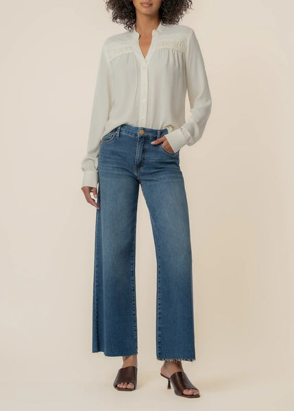 Adrie Long Sleeve Top [Ivory-KT150101]