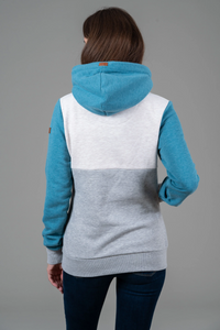 Kaya Hoodie [Peacock Blue Mix-5559]