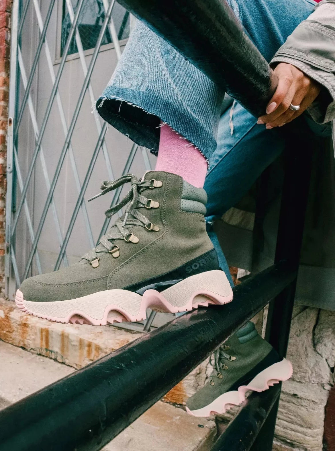 Kinetic Impact Conquest WP [Stone Green/Chalk] Ooh La La Boutique MN