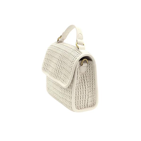 Freya Handle Flap Crossbody [L8269-White]