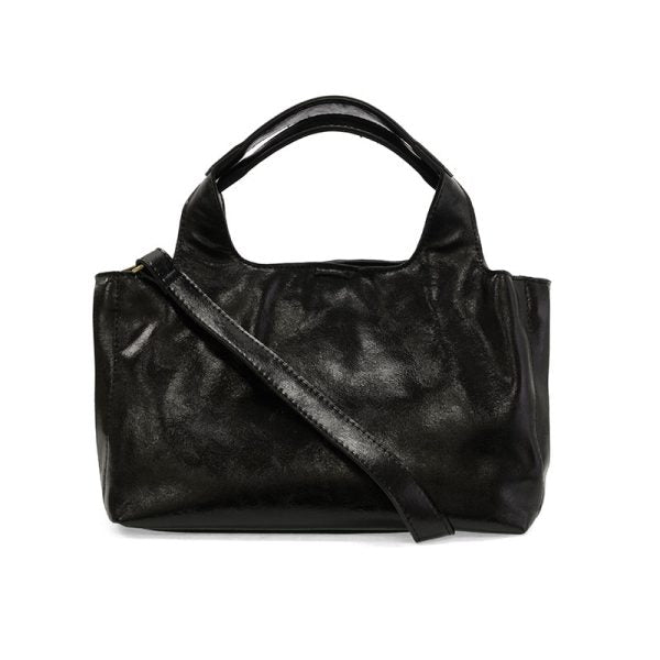 Candie Double Handle Crossbody [Black-L8273]