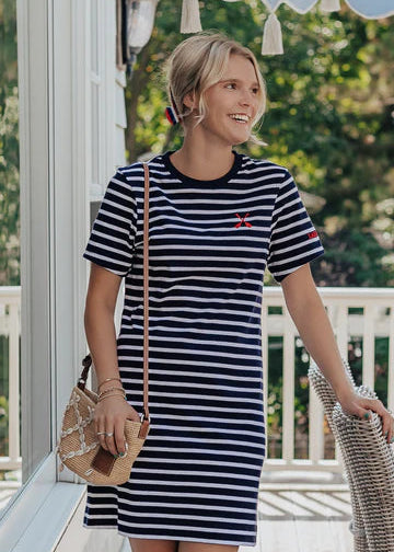 Tee Shirt Dress [Navy-CTD001]