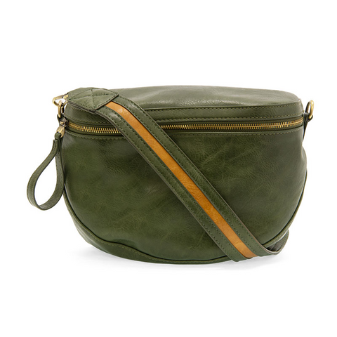 Laura Contrast Strap Sling Bag [Forest Green-L8242]