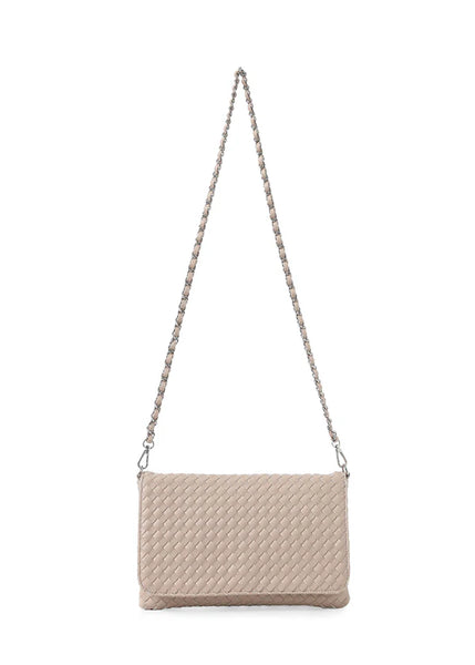 Lexi Fawn Flap Crossbody [Light Taupe]