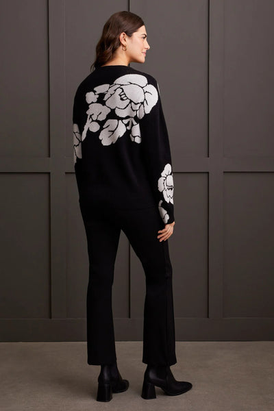 Long Sleeve Funnel Neck Sweater [Black-1542O]