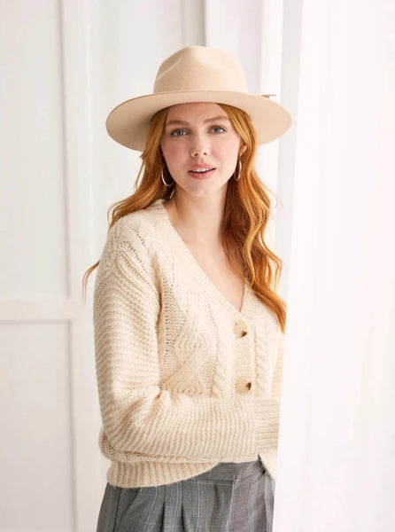 Long Sleeve Sweater Cardigan [Oatmeal-1540O]
