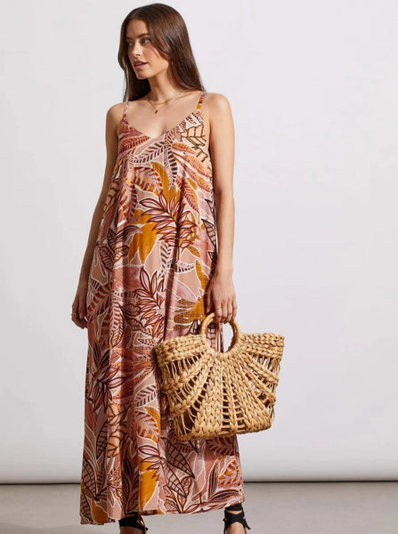 Maxi Floral Dress [Pink/Dust-876O]