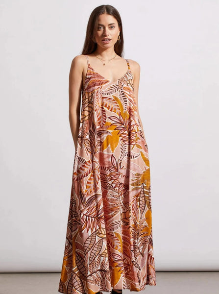 Maxi Floral Dress [Pink/Dust-876O]