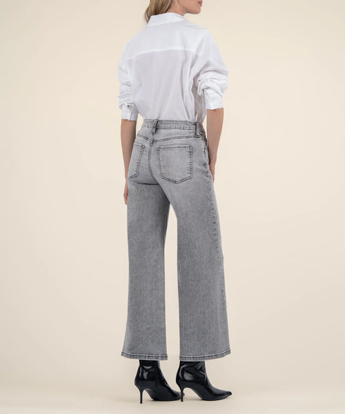 Meg High Rise Fab Ab Wide Leg Pants [Stride W Grey-KG2149MA1]