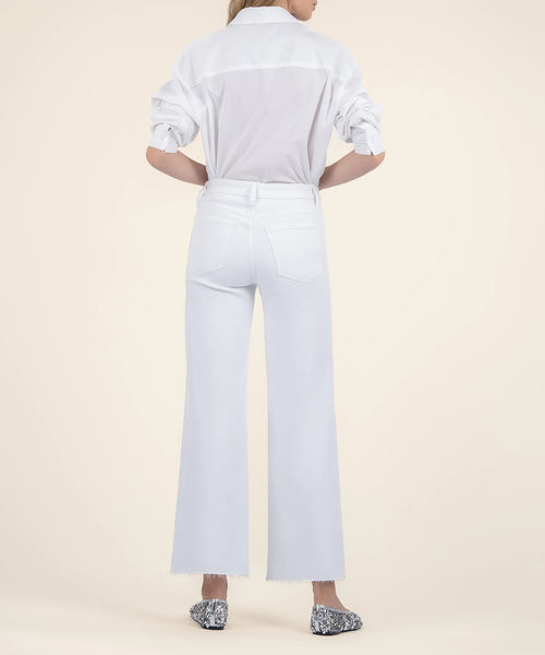 Meg High Rise Fab AB Wide Leg Pant [Optic White-KG1516MC5]