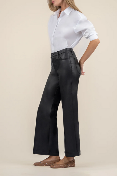 Meg High Rise Fab Ab Wide Leg Pant [Black-KG2021MA1L]