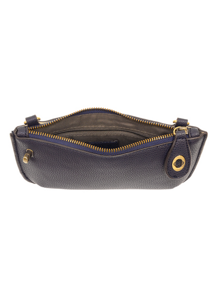 Mini Crossbody Wristlet Clutch [Navy-L8000]