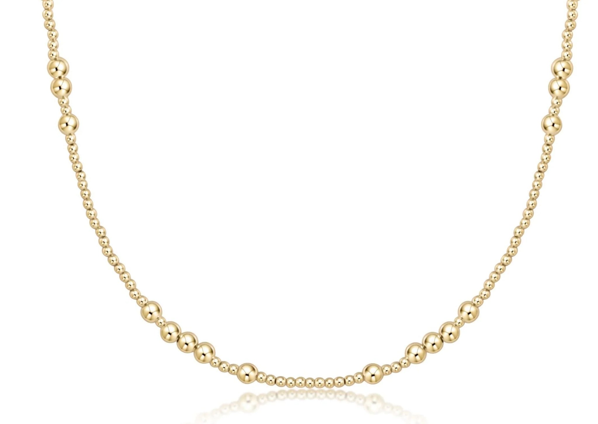 17" Choker Hope Unwritten 4mm Gold [N17HOPUNWG4]