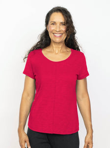 Peruvian Cotton Tee [Rose-27524]