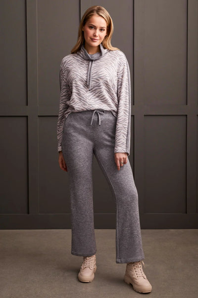 Pull On Pant W Pockets [Grey Mix-1895O]