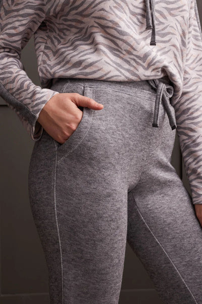 Pull On Pant W Pockets [Grey Mix-1895O]