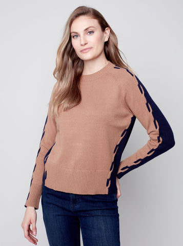 Raglan Sleeve Sweater [Truffle-C2523]