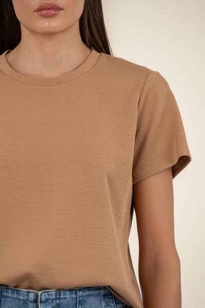 Remington Scoop Neck Shirt [Carmel]