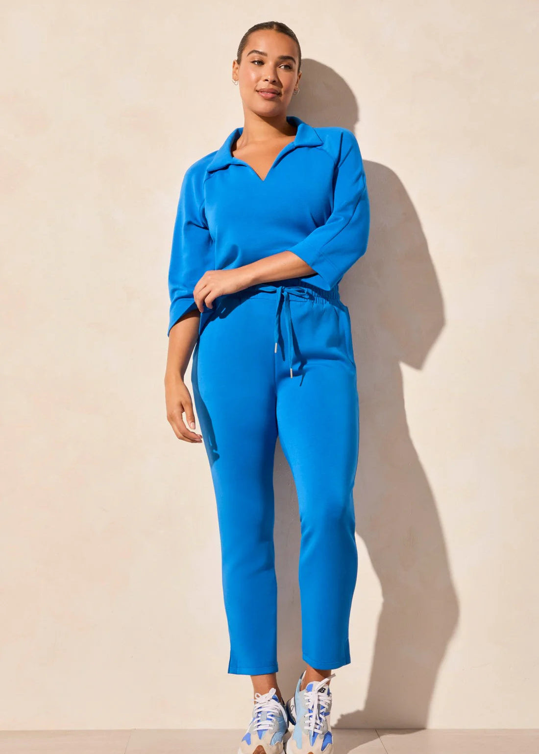 3/4 Sleeve Henley Top [Riviera-2137O]