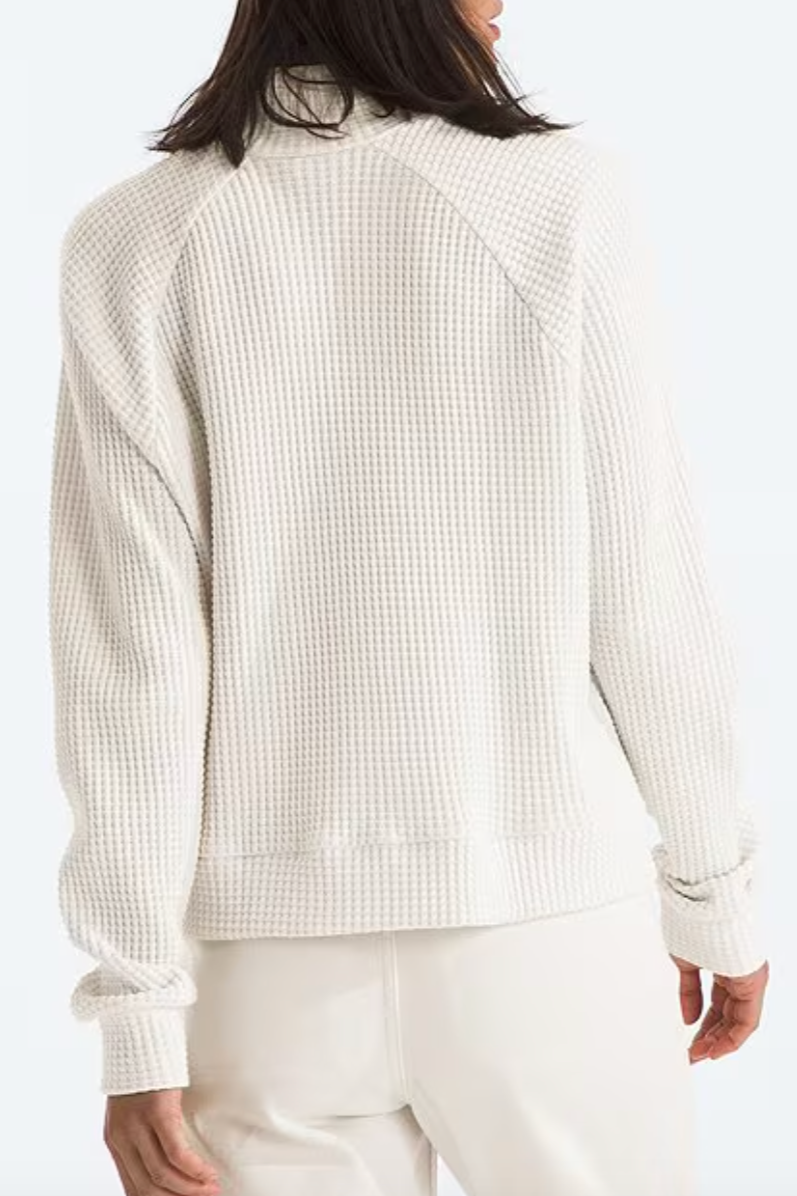 Long Sleeve Mock Neck Chabot [White Dune]