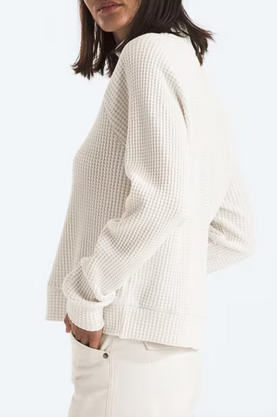 Long Sleeve Mock Neck Chabot [White Dune]