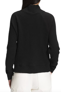 Long Sleeve Mock Neck Chabot [Black]