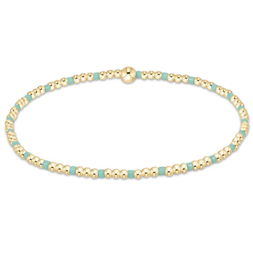 Egirl Home Serenity Pattern 2MM Bead Bracelet Mint [EGBHOPSINP2MIN]