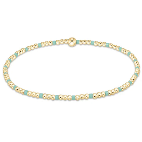 Egirl Home Serenity Pattern 2MM Bead Bracelet Mint [EGBHOPSINP2MIN]