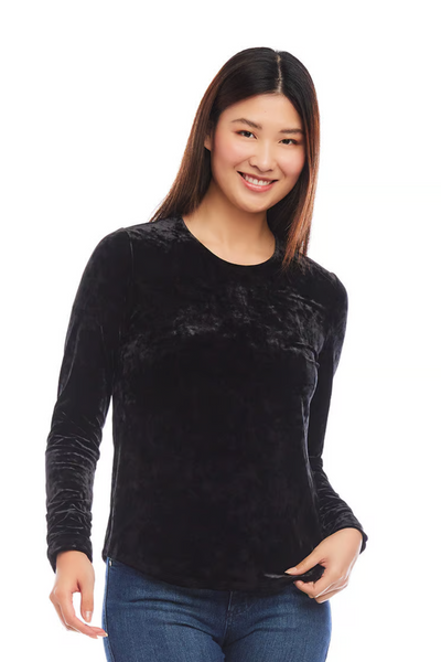 Shirred SLV Top [BLK-3L09402]