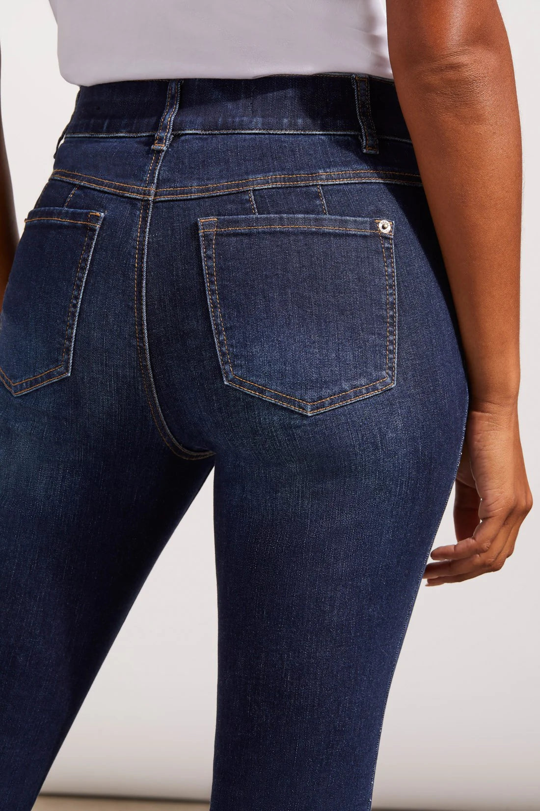 Sophia 5 Pocket Curvy Straight Jeans [Deep Ocean-7572O]