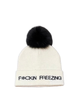 F*cking Freezing Hat [White]