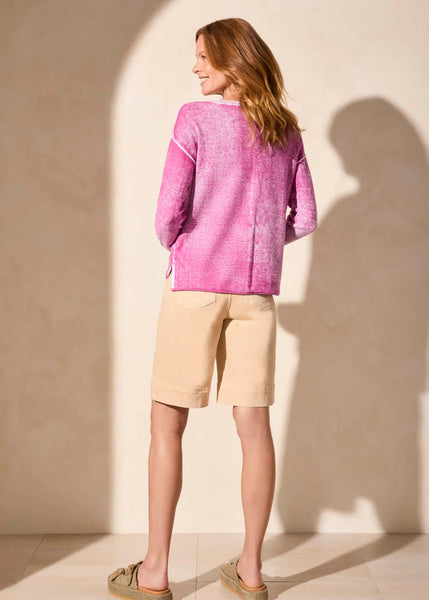 Long Sleeve V-Neck Sweater [OrchidSK-5394O]