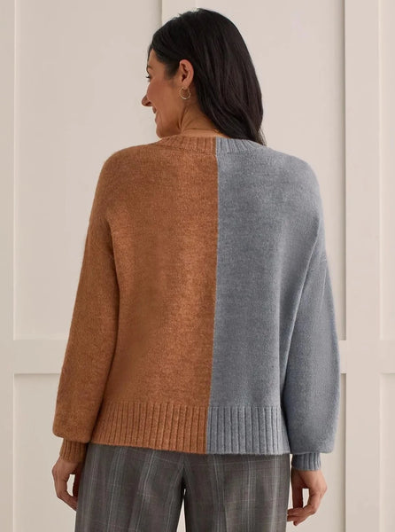 V-Neck Sweater [Cinnamon-1474O]