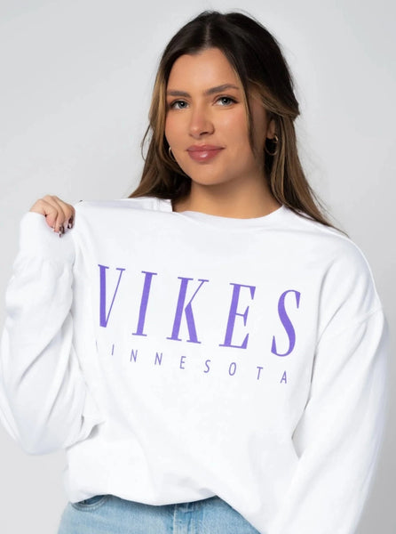 Vikes Sweatshirt [White]