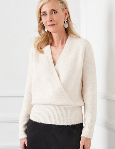 Wrap Sweater [Ivory-3L89764]