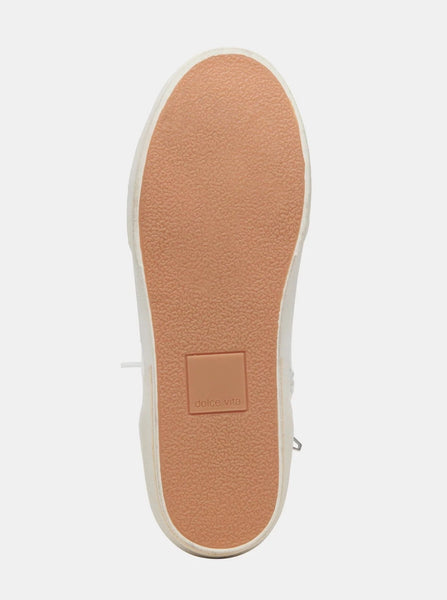 Zohara Perforated Leather Footwear [White-VZOHARA0]
