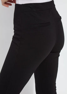 Chantae Split Ankle Kick Flare Pant [Black-13-3526-M2]