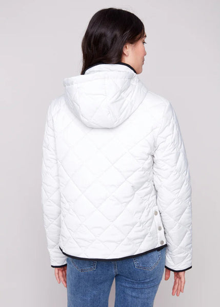Quilted Puffer Jacket [Almond-C6372]