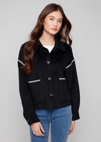 Wool Jacket [Black-C6377]