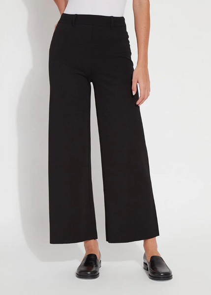 Erin Hi Waist Ponte Pant [Black-10-3295-M2]