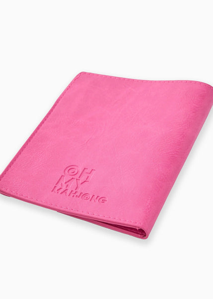 Hot Pink Mahjong Card Folio [OMM287]