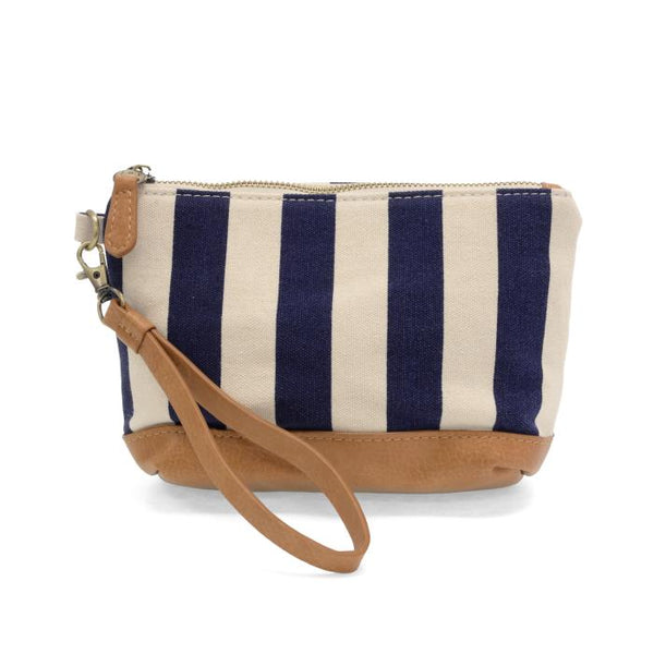 Awning Stripe wristlet [Navy-L8283]