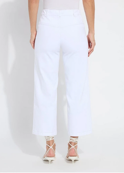 Layton Wide Leg Crop [White-12-3509-M9]