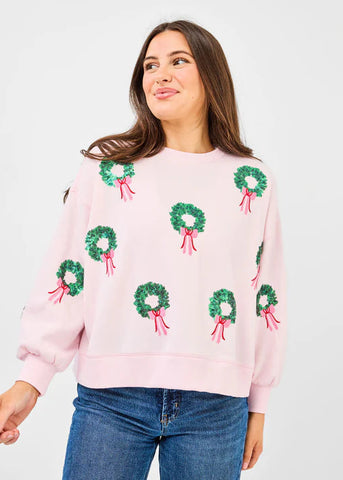 Millie Wreaths Sweatshirt [66721]