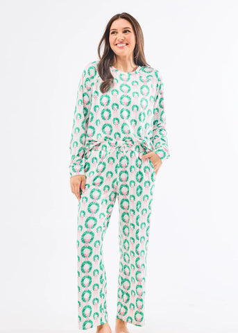 Annie Rosie Wreath Pajama Set [66437]