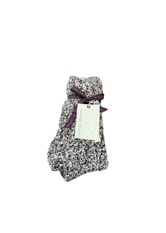 Cozychic Heathered Socks [Black Currant-BU614]